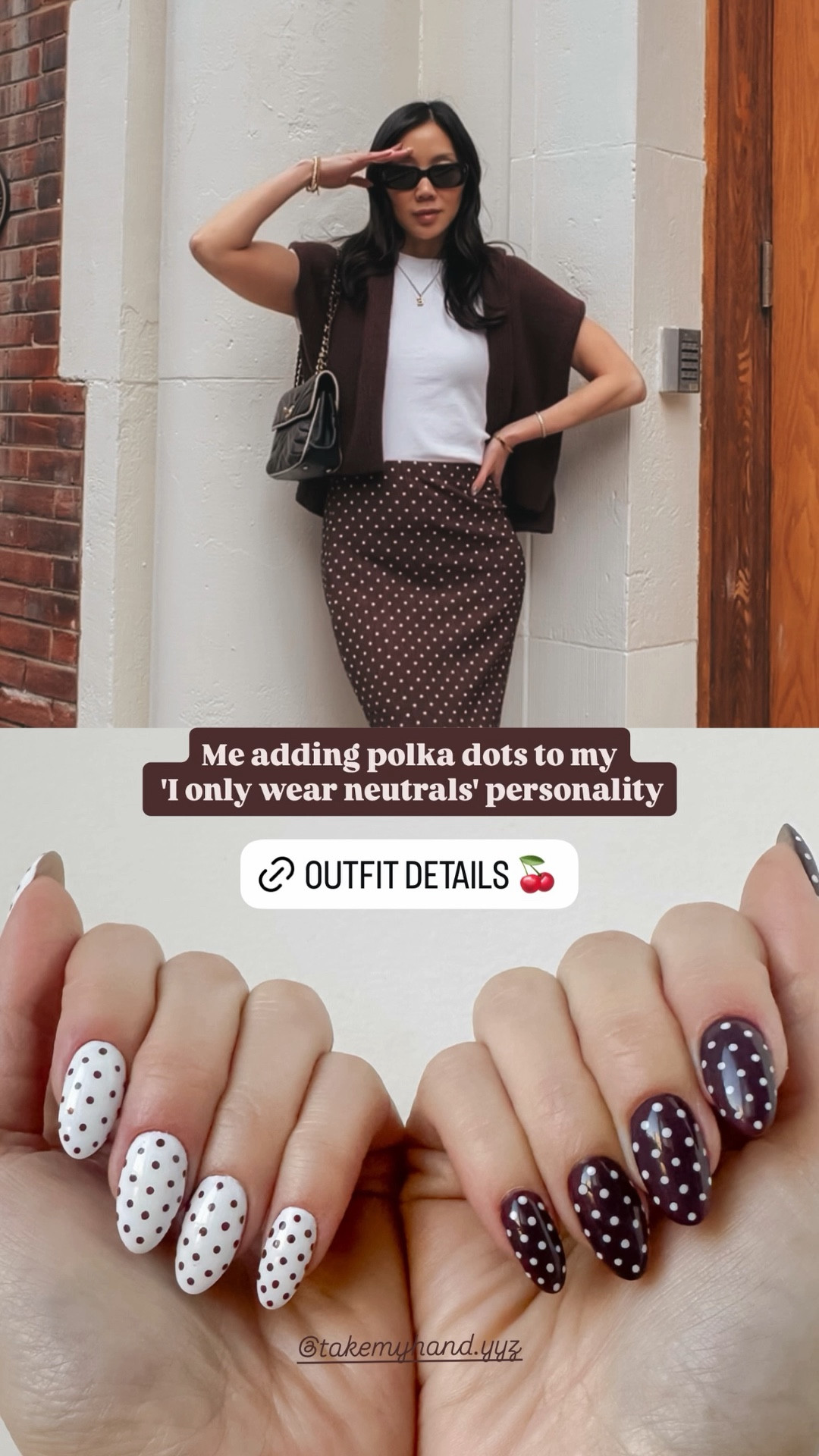 Polka dots just get it. Trendy without trying, classic without feeling boring 🤎
This brown moment feels very “right now,” but I know I’ll still love it years from now—which is exactly the kind of piece I want in my closet.
Proof that the best outfits don’t chase trends… they outlast them.

#LTKPetite #LTKootd #LTKgrwm