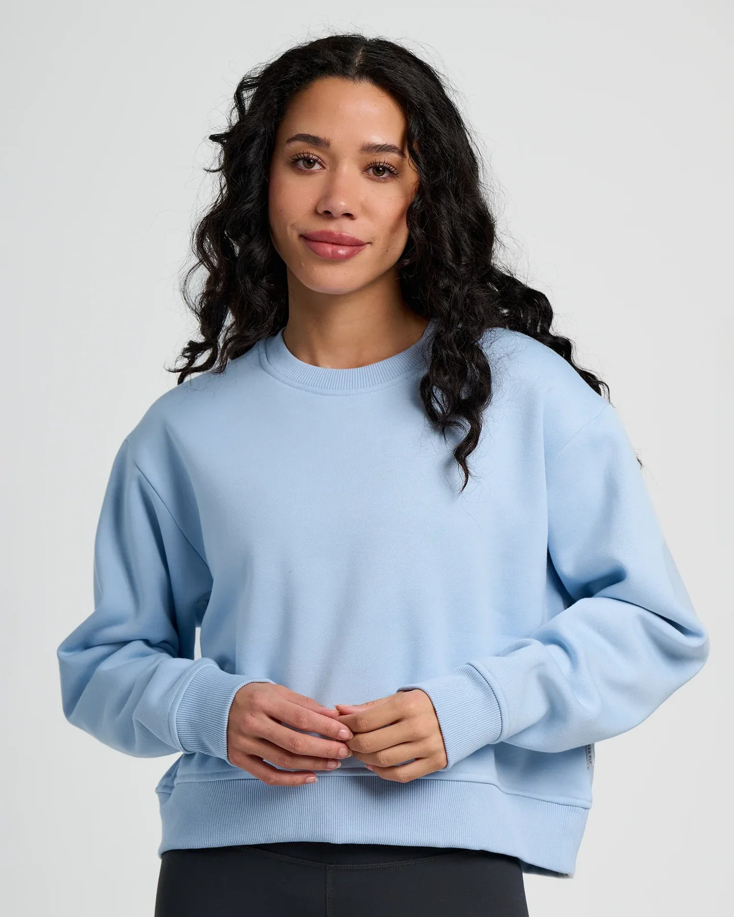 Women's Bamboo Northcoast Fleece Crew - Clear Sky | Free Fly Apparel