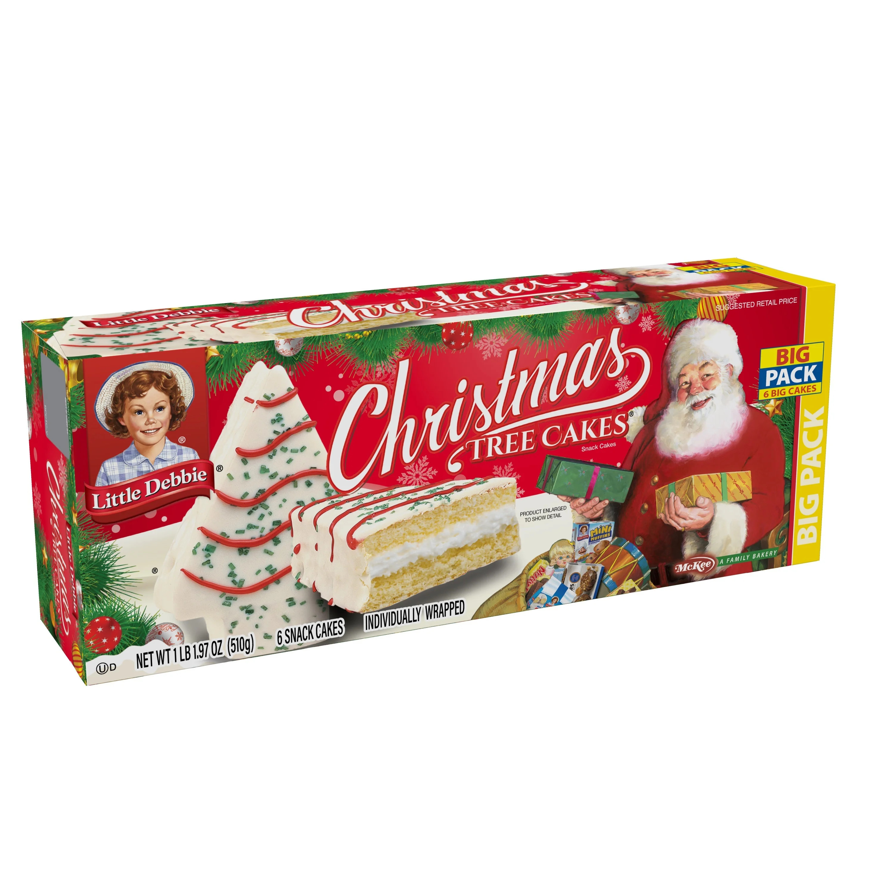 Little Debbie Big Pack Christmas Tree Cakes | Walmart (US)