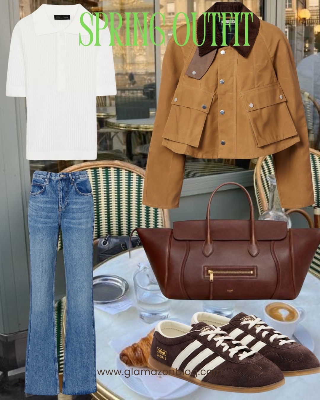 Adidas trainers, cropped jacket, spring jacket, long jeans, celine bag 

#LTKstyletip #LTKeurope #LTKspring