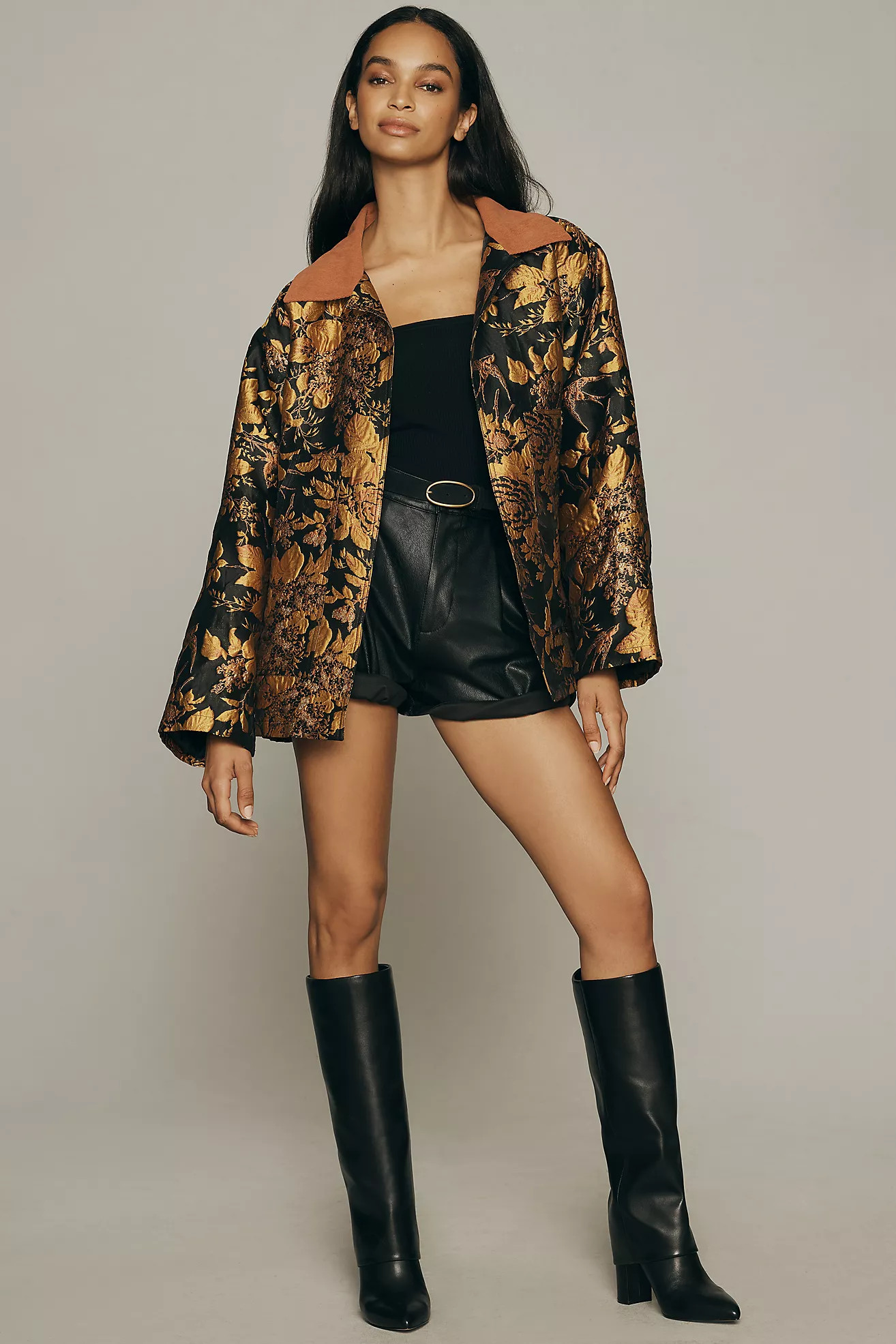 By Anthropologie Brocade Trucker Jacket | Anthropologie (US)