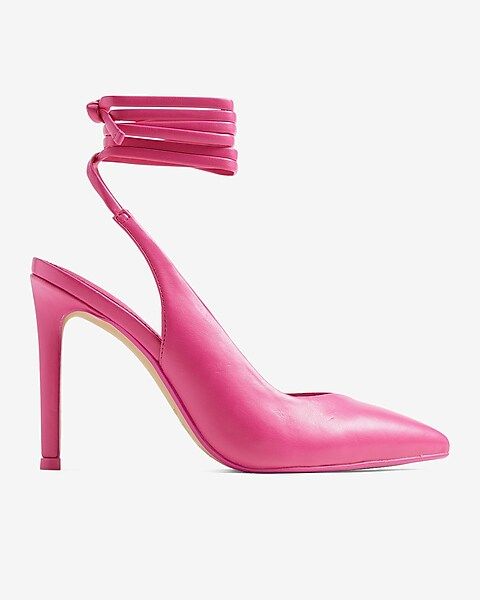 Limited Edition Pink Slingback Tie Pumps | Express