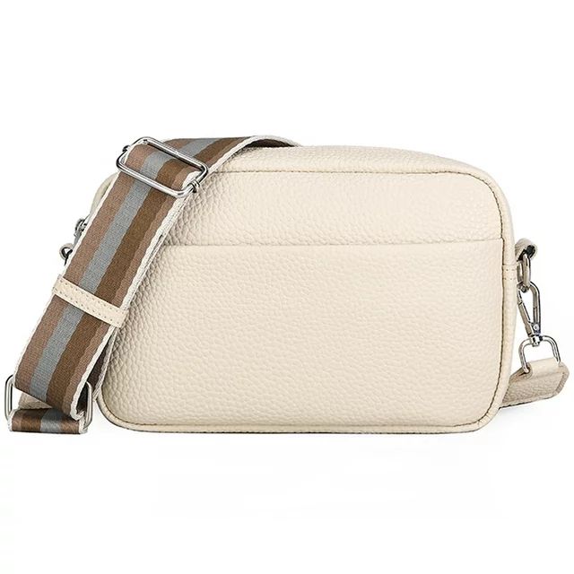 Sendefn Leather Crossbody Bag for Women,Ladies Wide Strap Shoulder Bag Small Purses and Handbags | Walmart (US)
