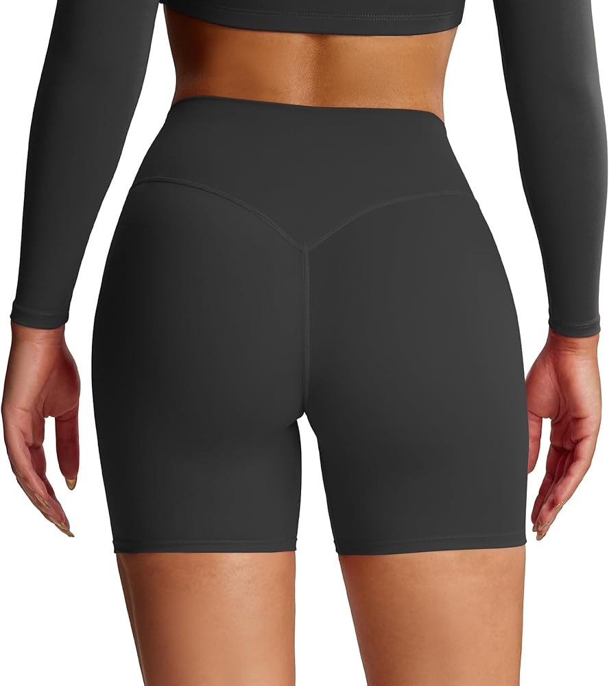 Aoxjox Metamorph Workout Biker Shorts for Women Tummy Control High Waisted Athletic Gym Running D... | Amazon (US)