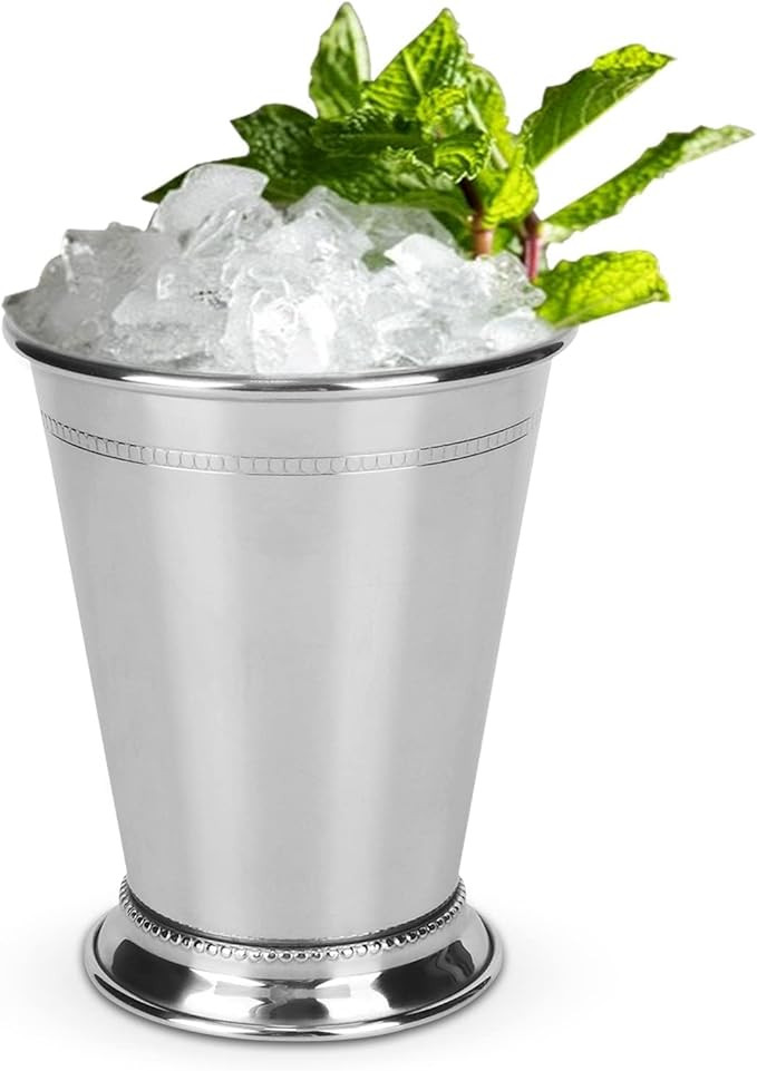 Julep Cup Stainless Steel Mint Julep Cup 400ml/14oz Metal Drinking Glass Cocktail Cup Cocktail Mu... | Amazon (UK)