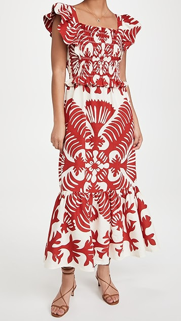 Henrietta Print Smocked Dress | Shopbop