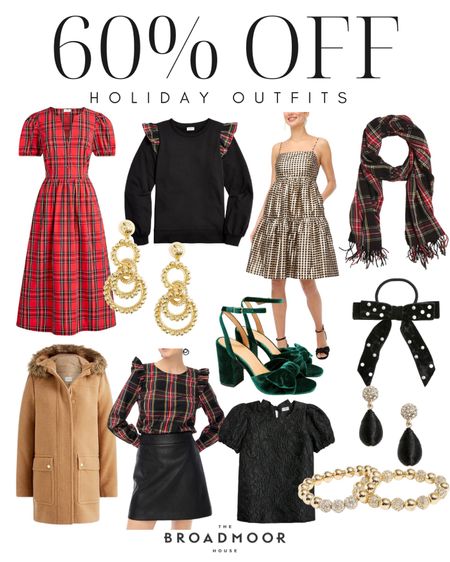 Jcrew holiday outfits on major sale!! Holiday party, plaid, green, red, Christmas party, Christmas outfit, holiday accessories, hair bow, New Year’s Eve outfit, cold weather outfits, winter outfits, Jcrew, jcrew factory, Black Friday, cyber Monday

#LTKstyletip #LTKsalealert #LTKHoliday