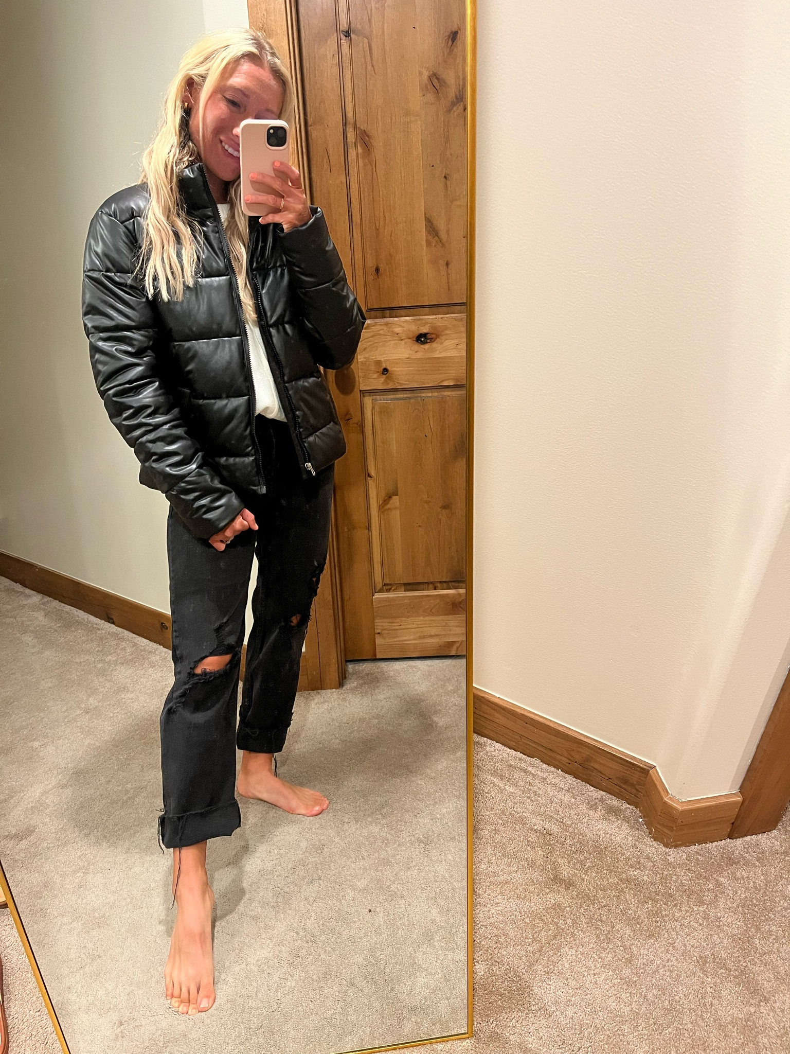 Fav outfit 🖤
XS in coat
Small in top
0 or 00 in jeans 

#LTKfindsunder50 #LTKsalealert #LTKstyletip