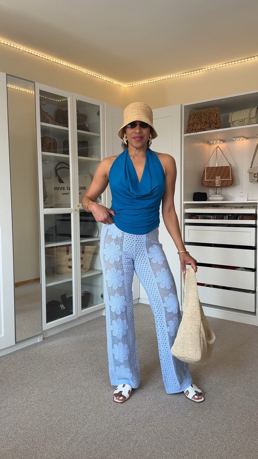 A chic vacation outfit that's easy to pack and even easier to wear. Simple pieces, neutral accessories, and a flattering silhouette make this look endlessly versatile.

Summer outfit ideas, holiday outfit, vacation outfit beach, resort wear, beachwear. 

#LTKEurope #LTKStyletip #outfitidea #summeroutfitsover40 

 #LTKootd #LTKOver40 #LTKTravel