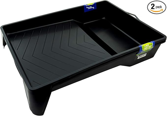 Precision Defined Supreme 9-Inch Paint Roller Tray Set (2-Pack), Built for 9-In Roller Brushes | Amazon (US)