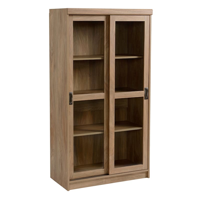 Honeybloom Fullerton 4-Shelf Sliding Door Cabinet | At Home