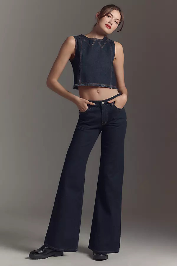 Cary Low-Rise Slouchy Wide-Leg Jeans | Anthropologie (US)