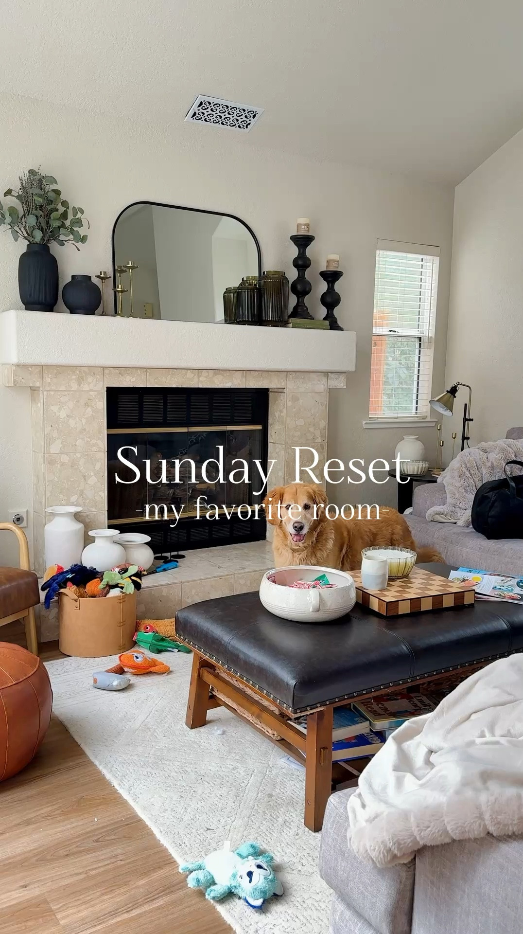 Sunday reset- tidy my favorite room with me
My living room has always been my favorite place to be (other than bed).  We haven’t rehung any art after we painted, or the curtains for that matter. One day. 

#LTKFamily #LTKWatchNow #LTKHome