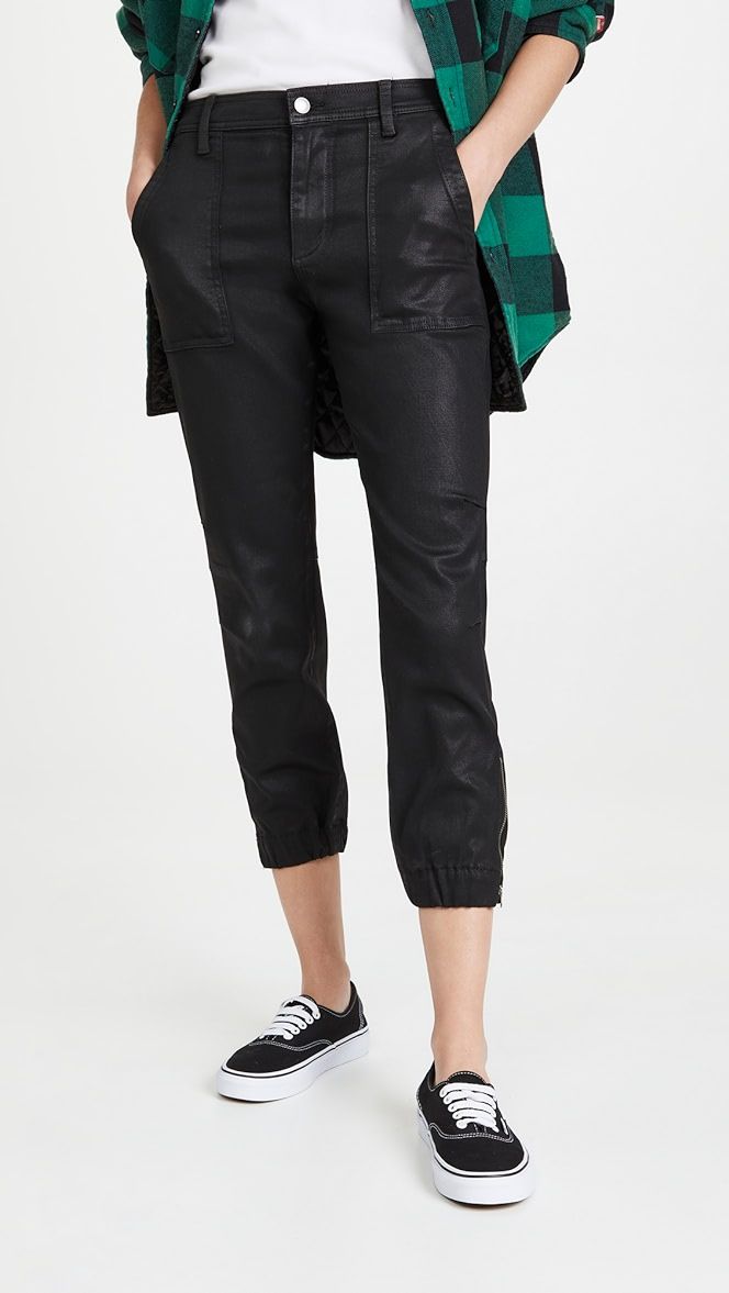 7 For All Mankind Coated Side Tuck Joggers | SHOPBOP | Shopbop