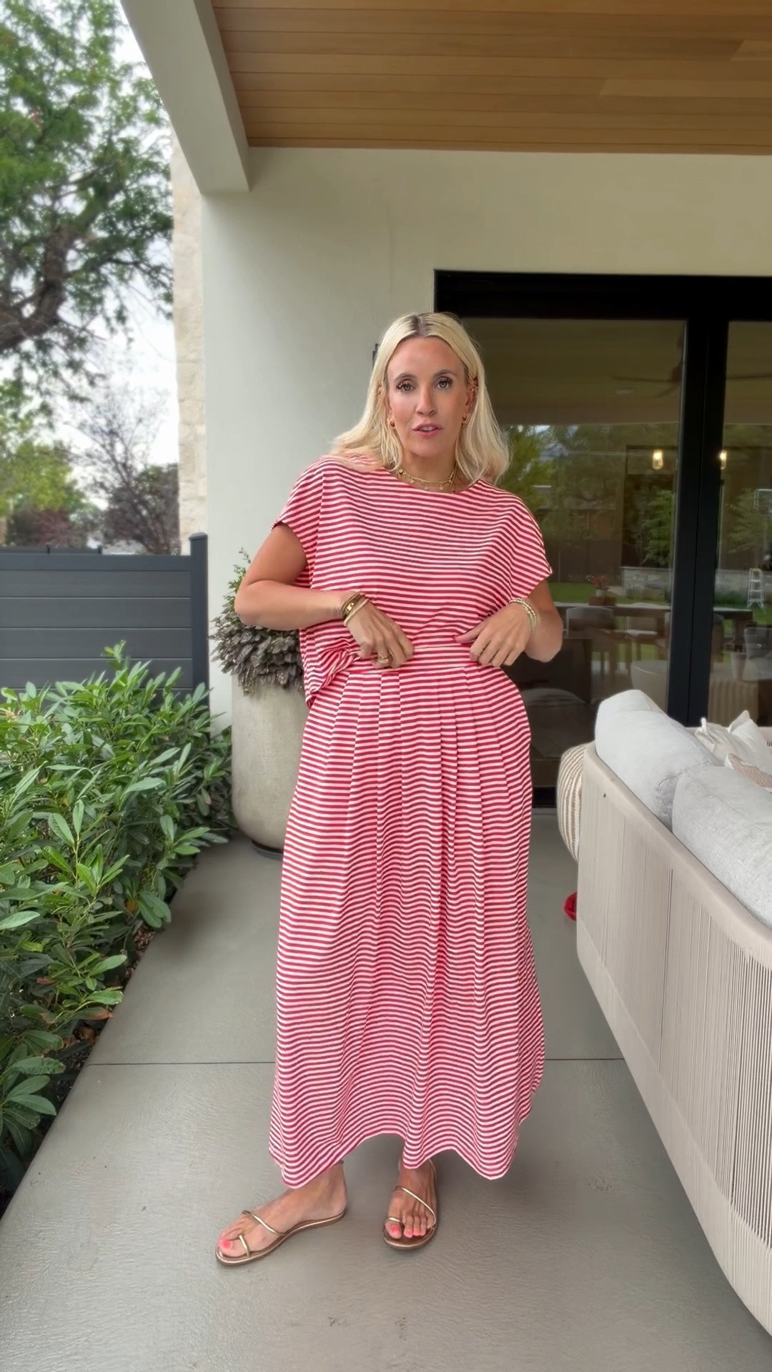 This skirt set is so cute, easy to throw on and style, and flattering! Size M

#LTKootd #LTKgrwm #LTKmomlife