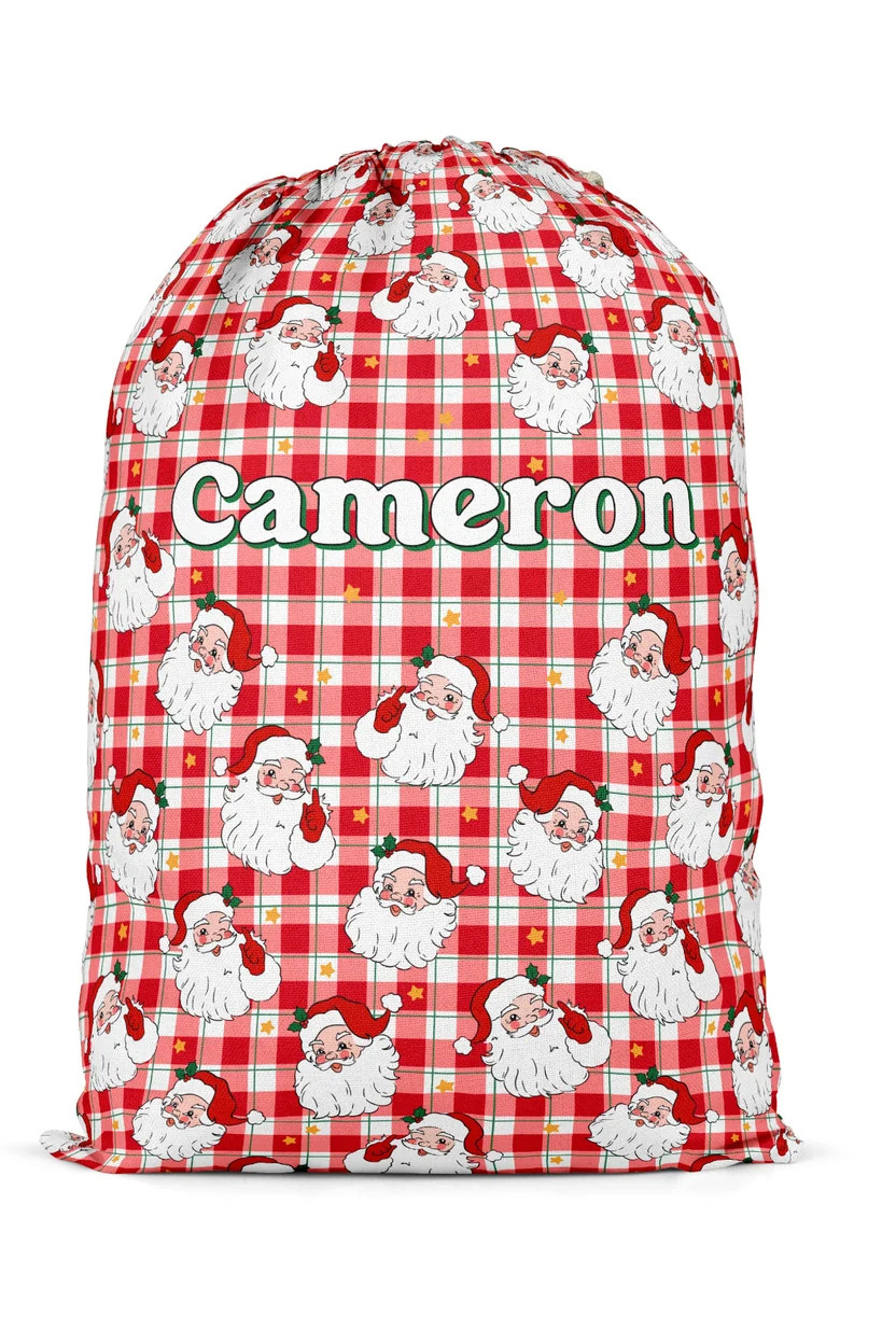 Personalized Christmas Santa Sack | Cozy Claus | Caden Lane
