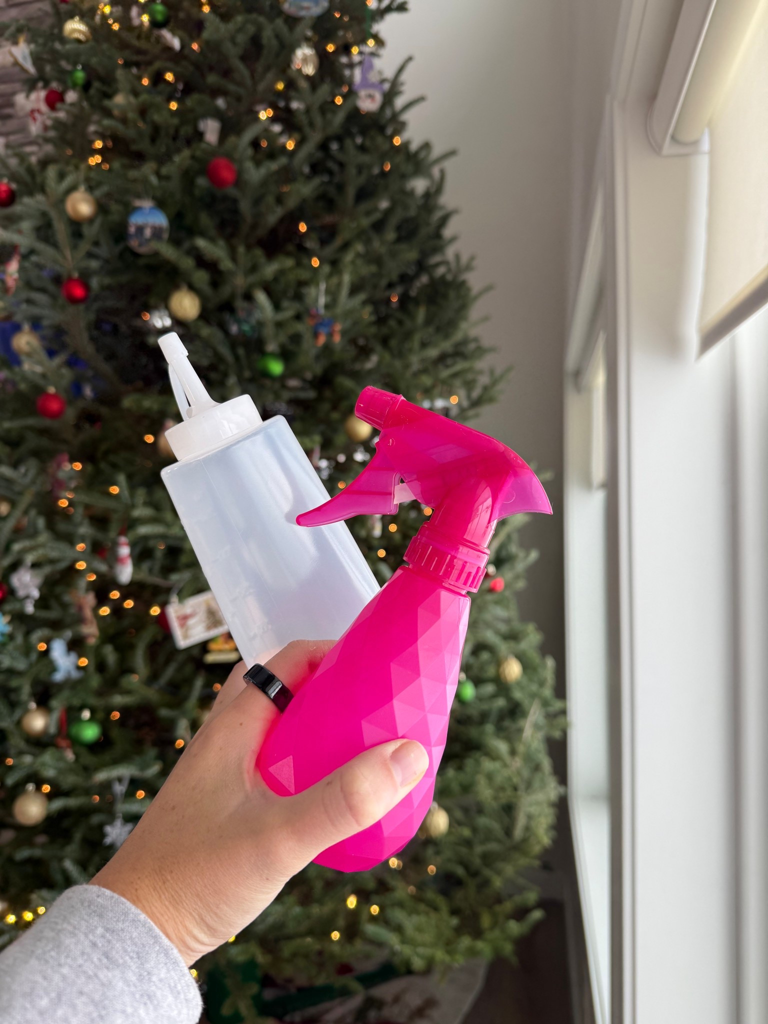 Spray bottles to make winter snow fun for the kids!! 