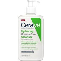 CeraVe Hydrating Cream-to-Foam Cleanser with Hyaluronic Acid (12 fl. oz.) | Dermstore (US)