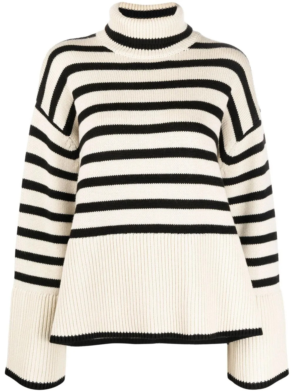 striped roll neck jumper | Farfetch Global