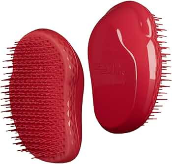 TANGLE TEEZER, Thick and Curly Detangling Hairbrush, Salsa Red | Amazon (US)