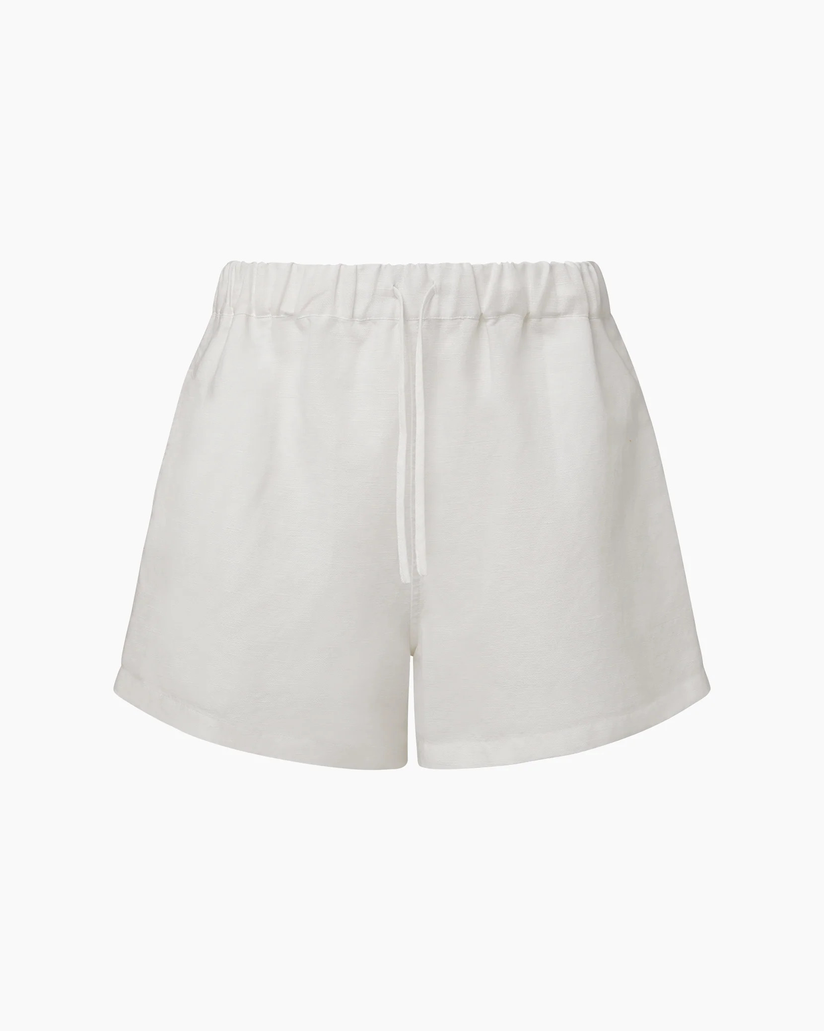 Air Linen Elastic Drawstring Short | onia