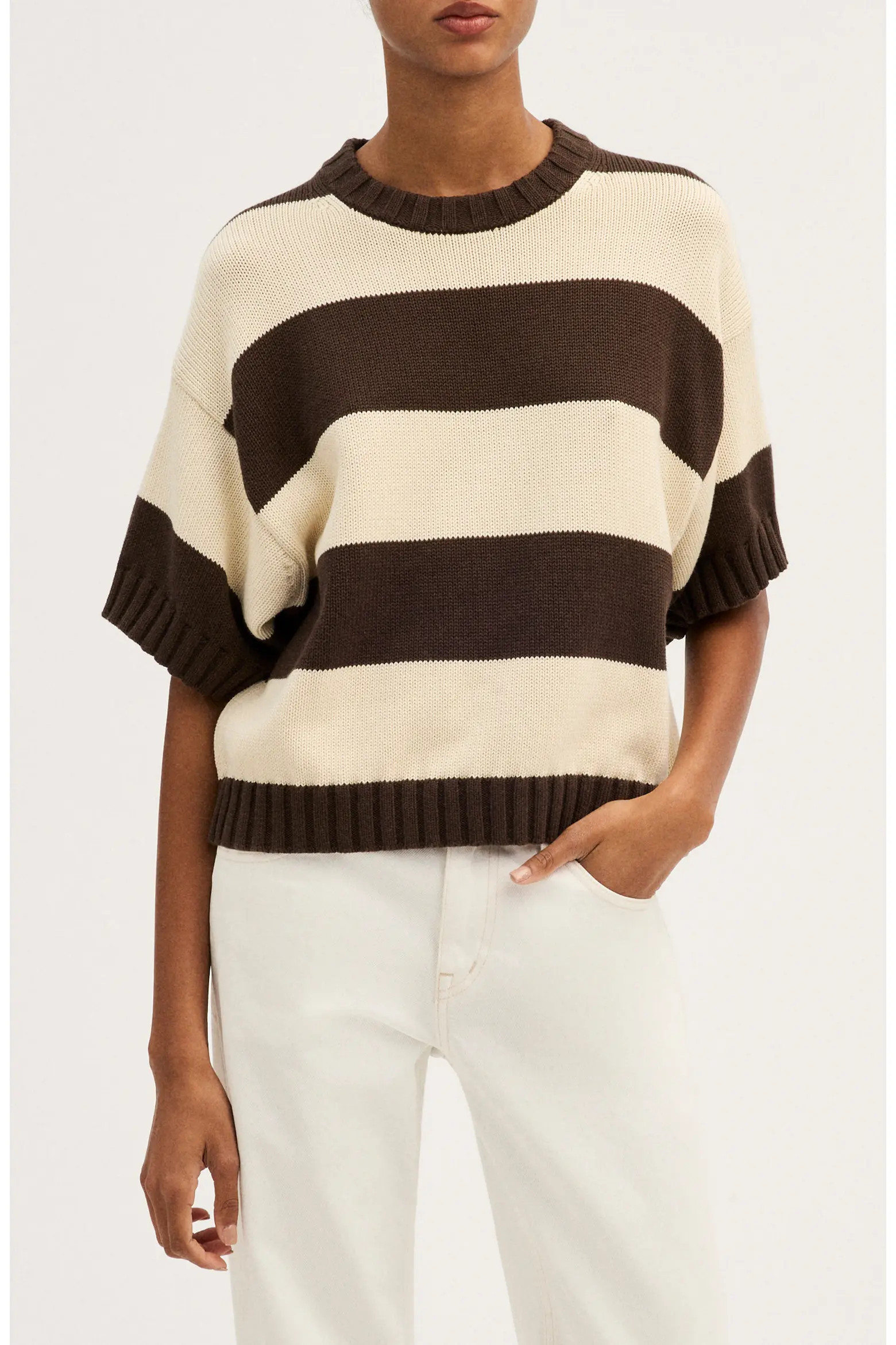 Madewell Relaxed Crewneck Cotton Sweater Tee (Women) | Nordstrom | Nordstrom