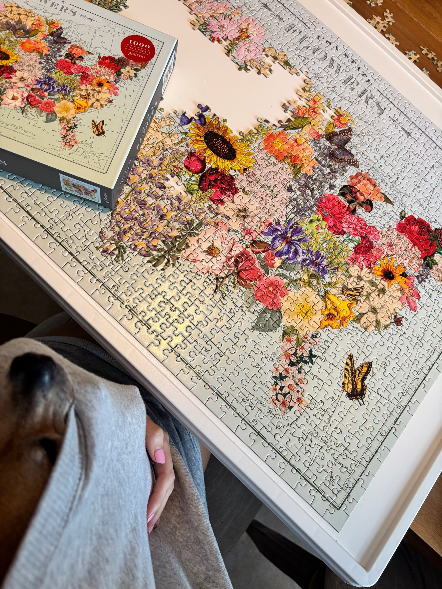 The prettiest Flower and butterfly puzzle!! + this turning puzzle tray makes all the difference!!! I never knew I needed one! 


#LTKFindsUnder50 #LTKHome #LTKFamily
