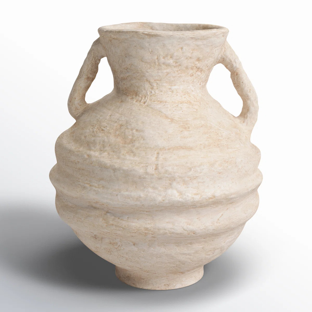 Handcrafted Boho Pottery Vase with Paper Mache Detailing and Textured Artisan Design | Wayfair North America