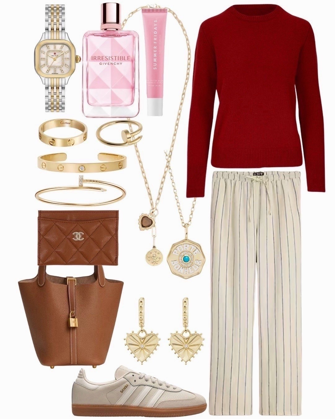 Red cashmere sweater with stripe linen pants



#LTKFindsUnder100 #LTKootd #LTKSeasonal