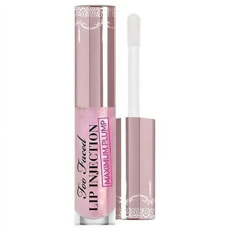 Too Faced Lip Injection Travel Size Maximum Plump Extra Strength Lip Plumper Gloss | Walmart (US)