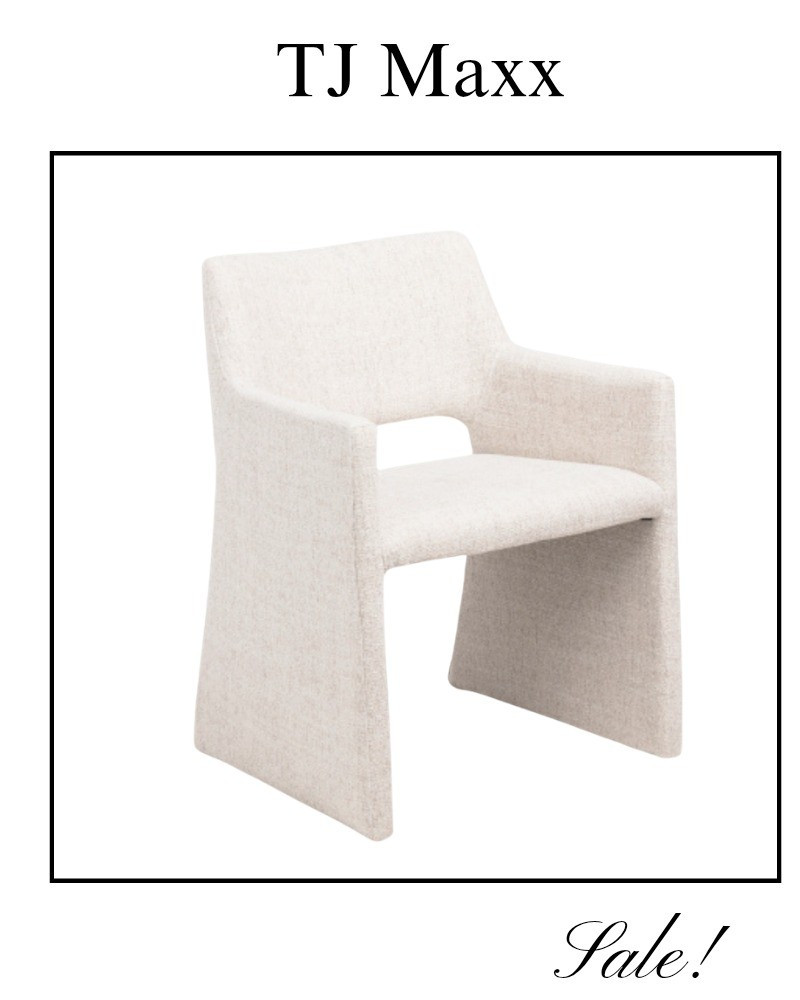 Tj maxx diningroom chair on sale! This is beautiful you could also style at a desk. Ivory, seating, french, modern, coastal.

#LTKSaleAlert #LTKHome