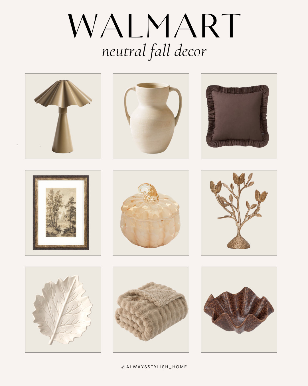 Walmart Home decor is SO good right now. 👏 These home finds are giving that high-end, Pottery Barn-inspired look for way less. Linking everything from my unboxing here! Walmart home decor, affordable home decor, designer look for less, Pottery Barn inspired, transitional home decor 

 #LTKSeasonal #LTKHome
