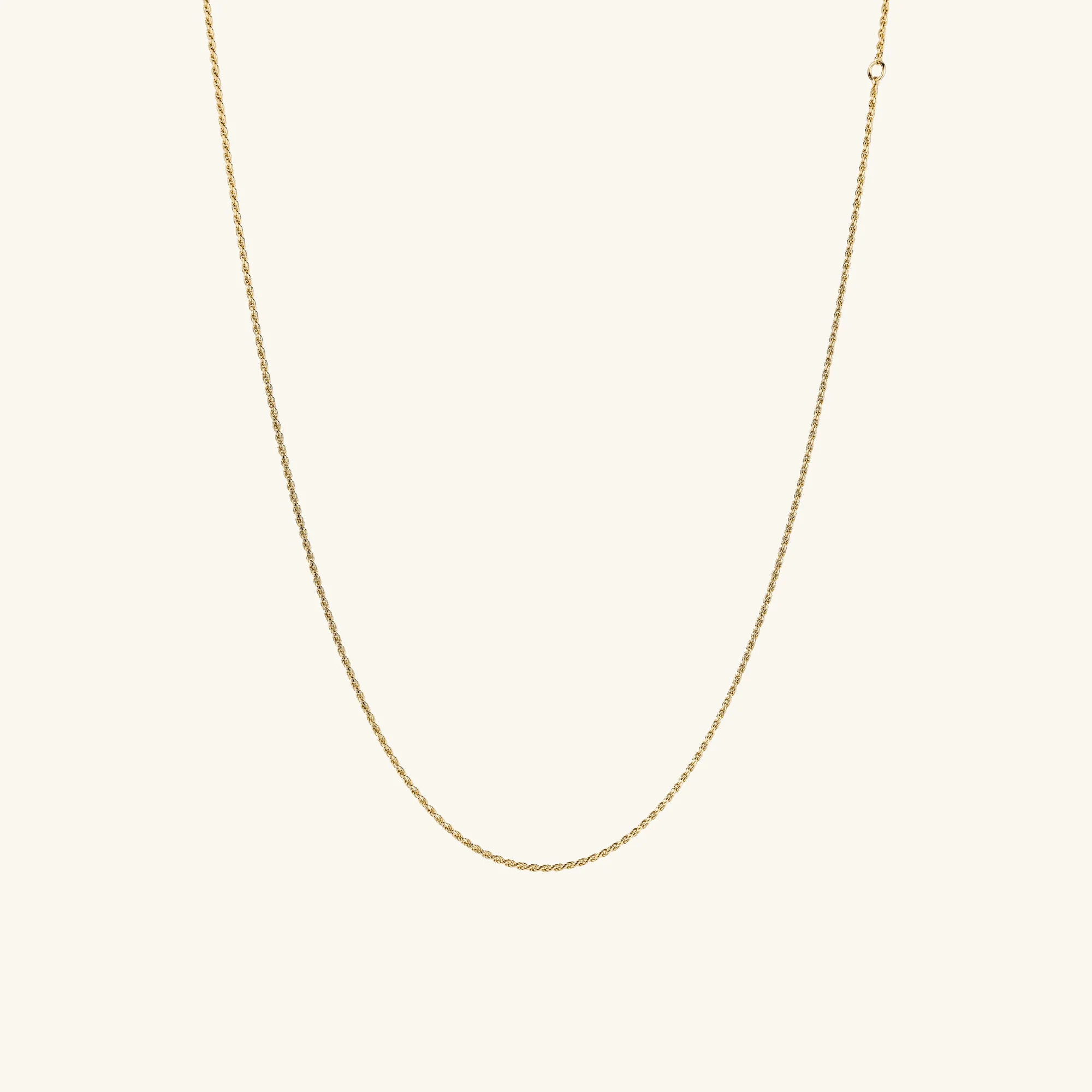 Rope Chain Necklace | Mejuri Fine Crew