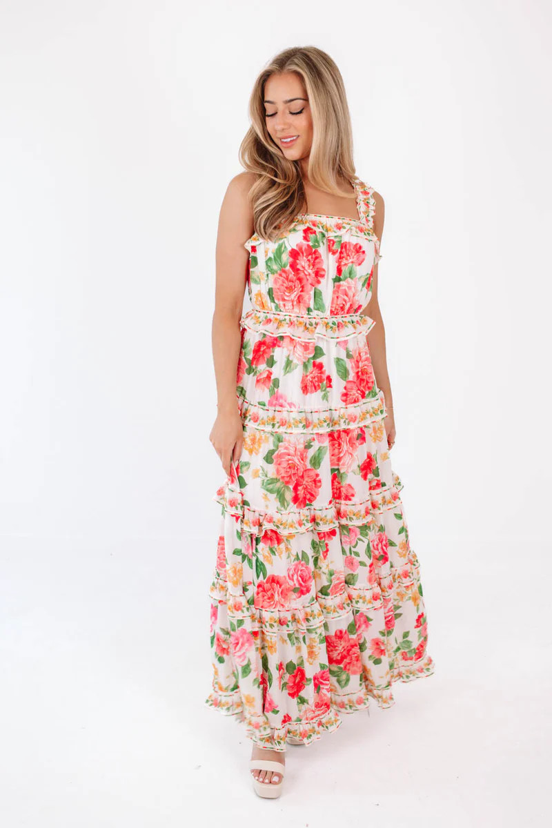 Going Steady Maxi Dress - Ivory | The Impeccable Pig