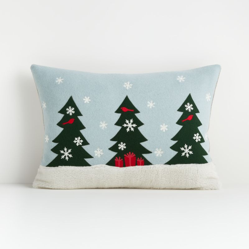 Aspen Fir 22"x15" Pillow Cover | Crate and Barrel | Crate & Barrel