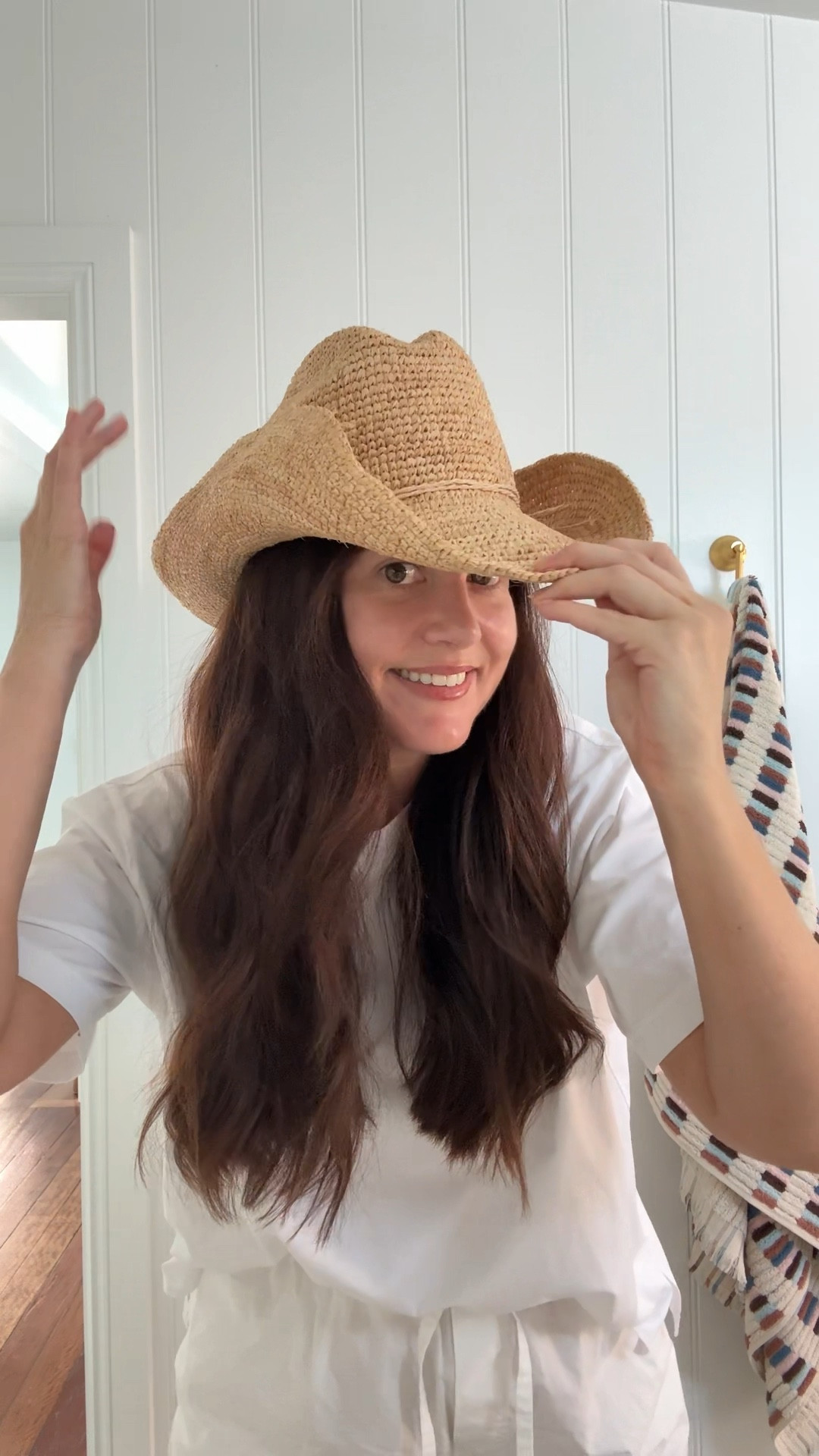 Packable raffia cowboy hat 🌺🌊

#LTKaustralia #LTKsummer #LTKtravel
