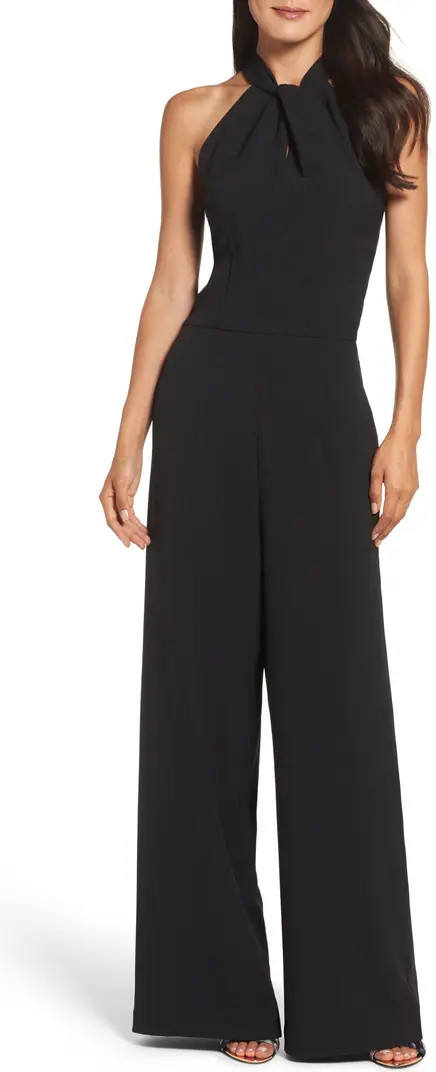 Halter Neck Wide Leg Jumpsuit | Nordstrom