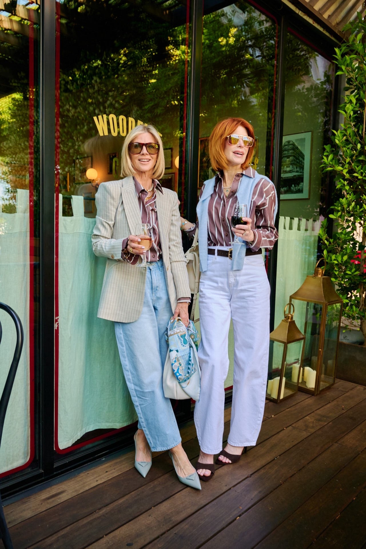 With my galpal, @janetgunngratefulgardenia wearing our favorite button down shirts

#LTKOver40 #LTKdayinmylife #LTKootd