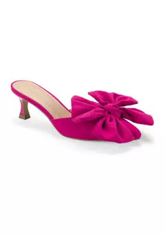 Crown & Ivy™ Francie Bow Top Heels | Belk