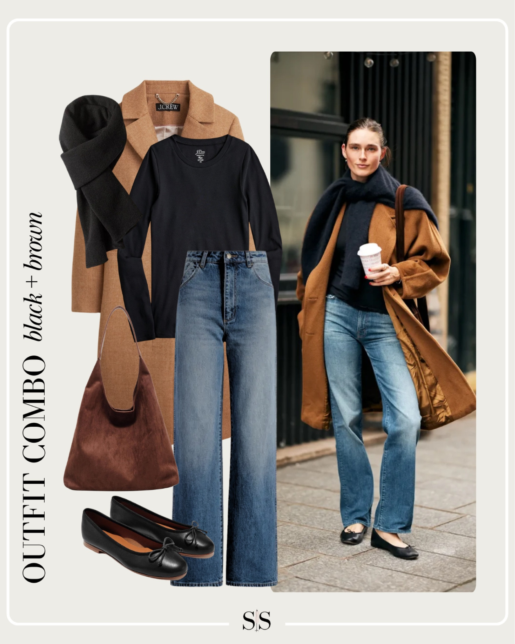 February Style Guide: no fail outfit combos | black + brown 

#pinterestoutfit #springoutfit #transitionaloutfit #outfitformula 

#LTKStyleTip