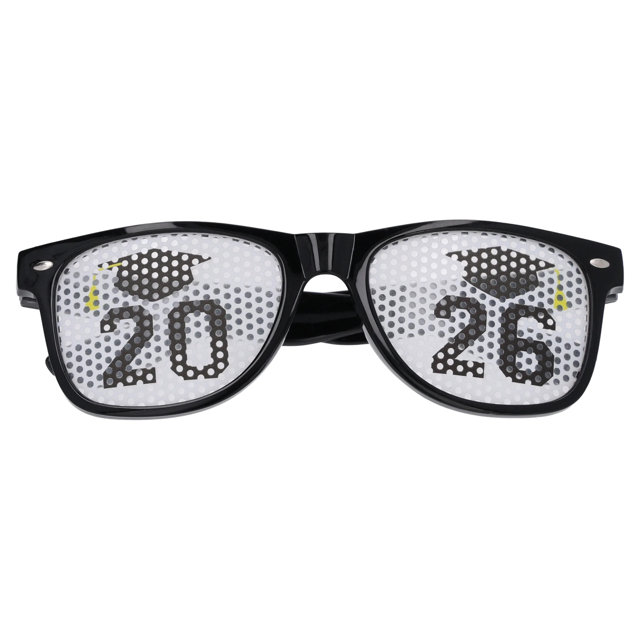 2026 Mesh Novelty Glasses, Black and White, Graduation by Way To Celebrate - Walmart.com | Walmart (US)