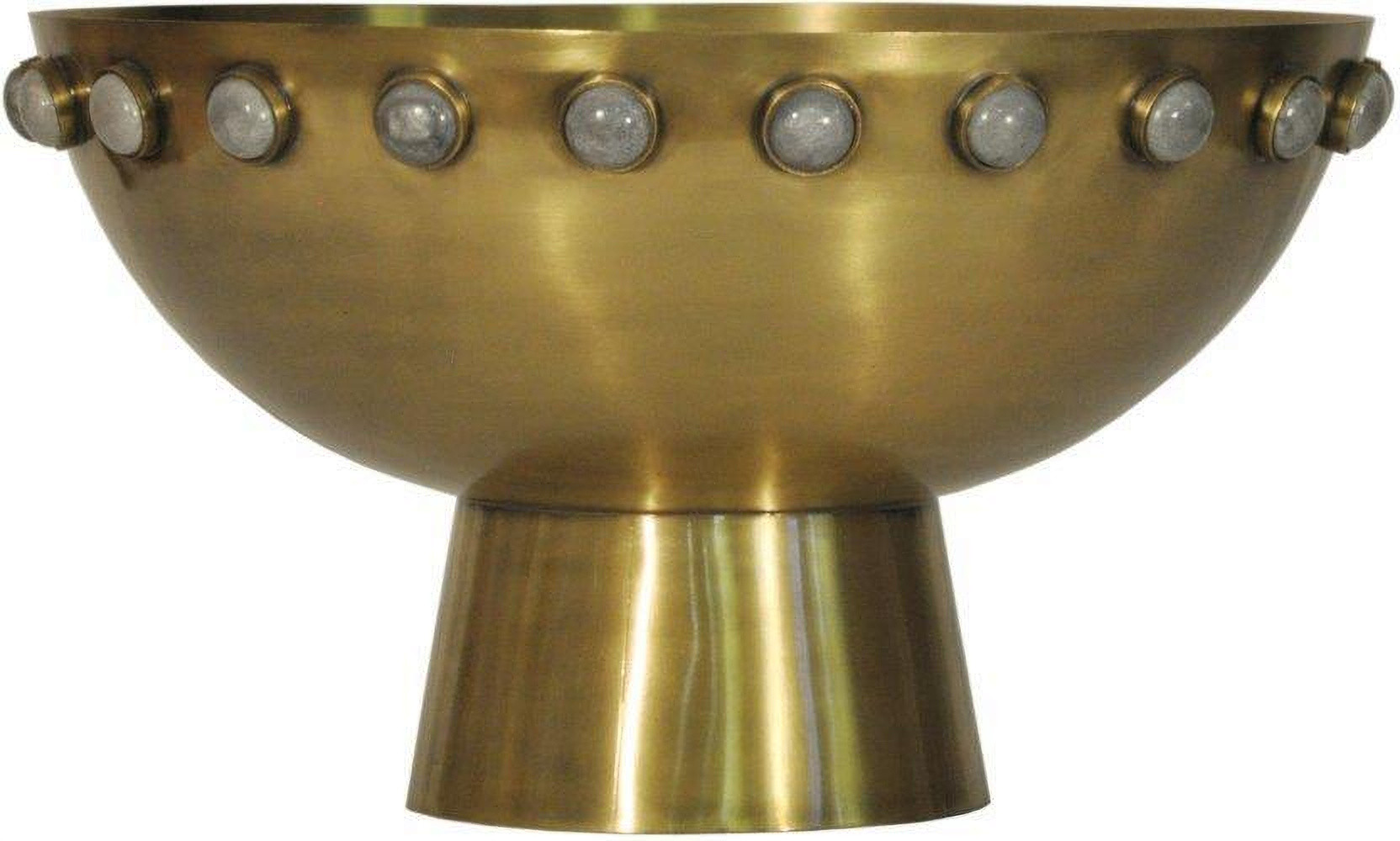 Harvey Antique Brass Bowl | 1stopbedrooms