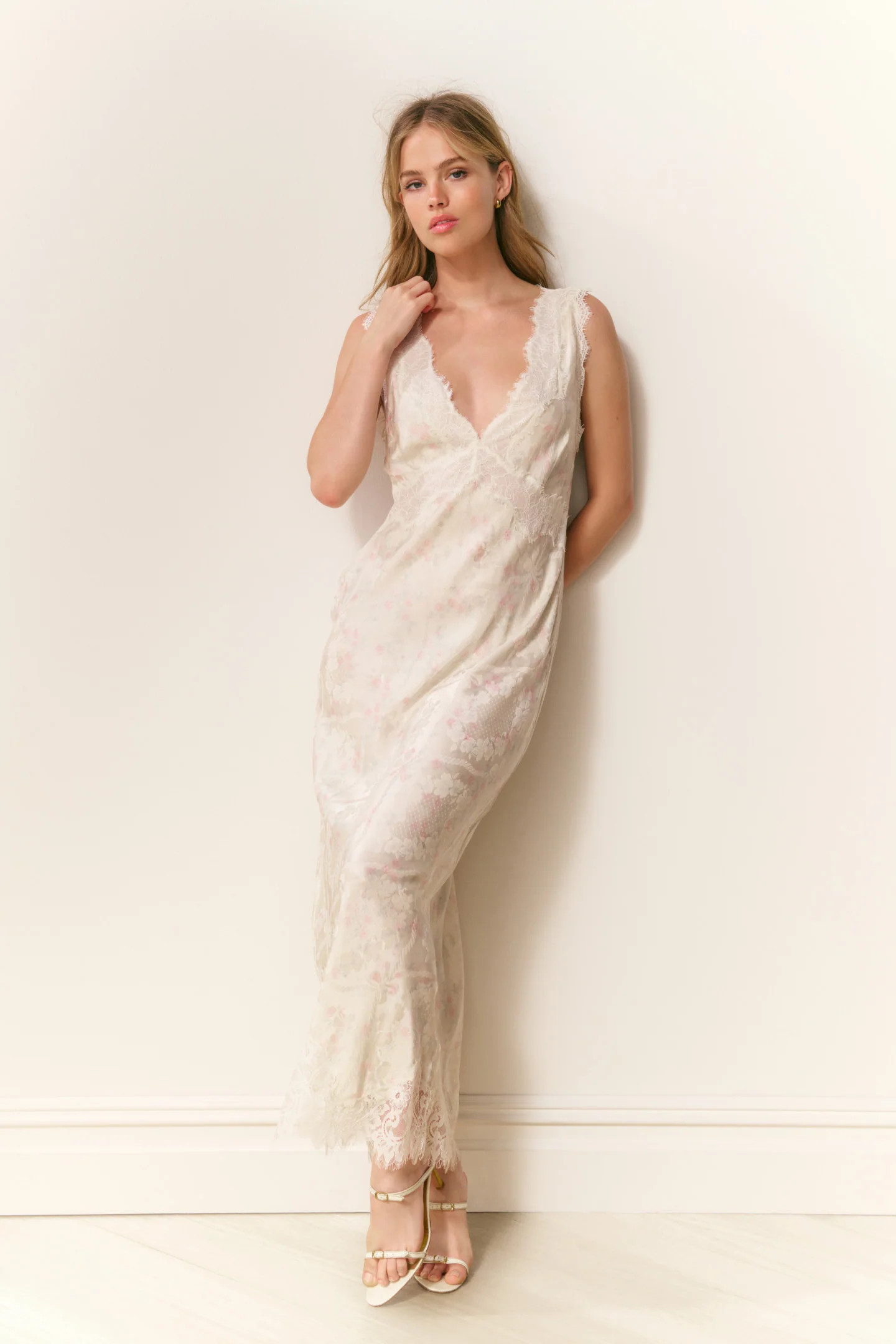 Mira Silk-Blend Floral Slip Dress | LoveShackFancy