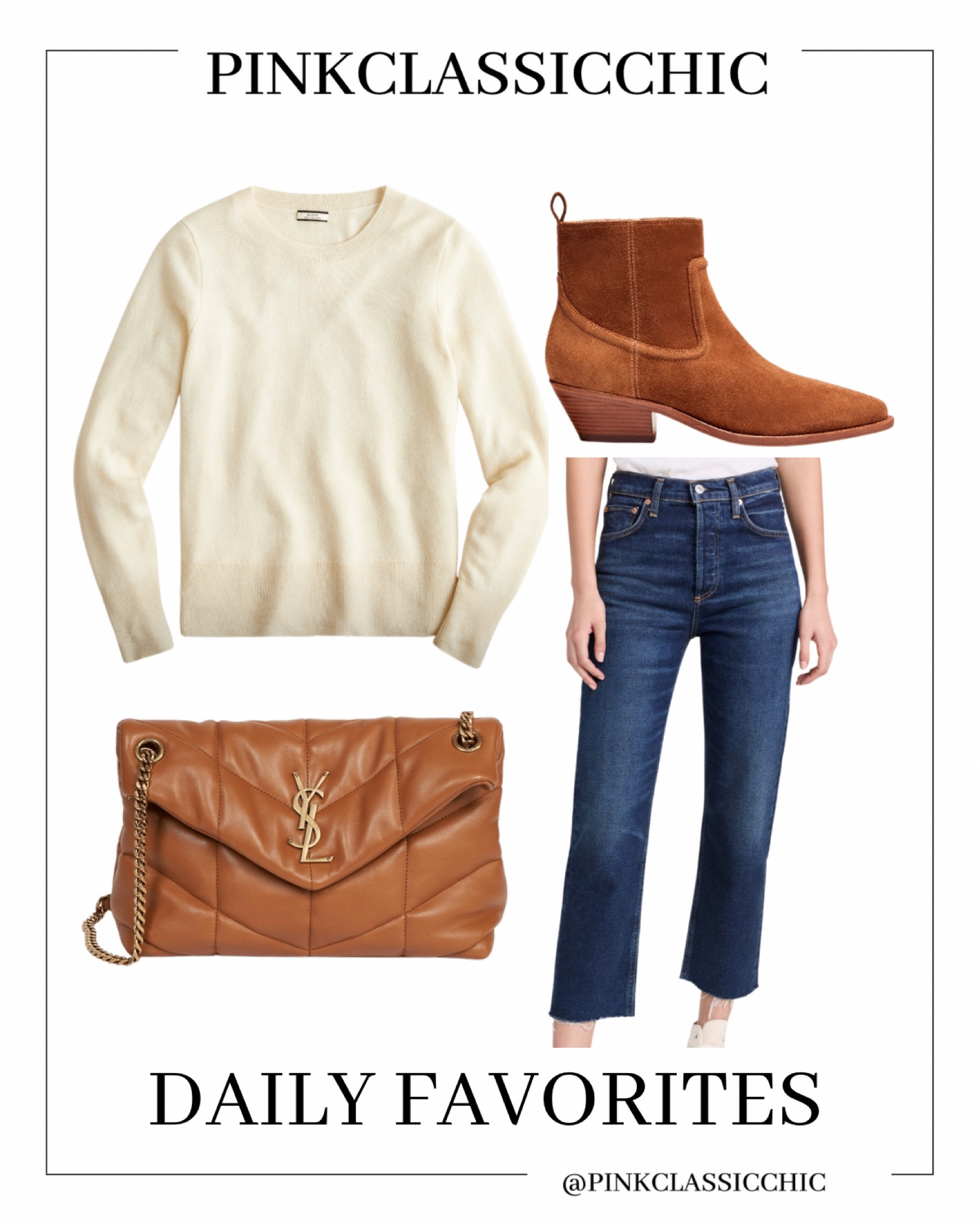 Cashmere sweater, booties, winter outfits 

#LTKstyletip #LTKsalealert #LTKunder100