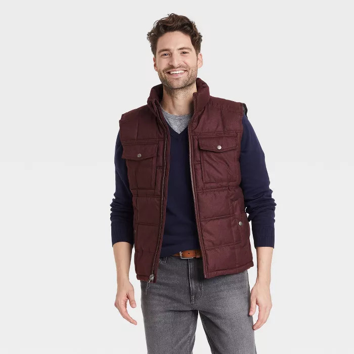 Men's Midweight Puffer Vest - Goodfellow & Co™ | Target