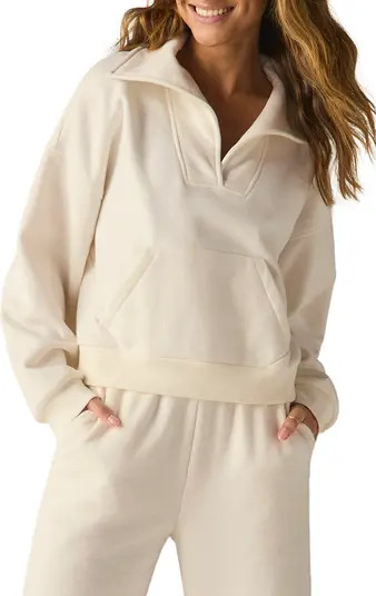 Street Smart Johnny Collar Fleece Sweatshirt | Nordstrom