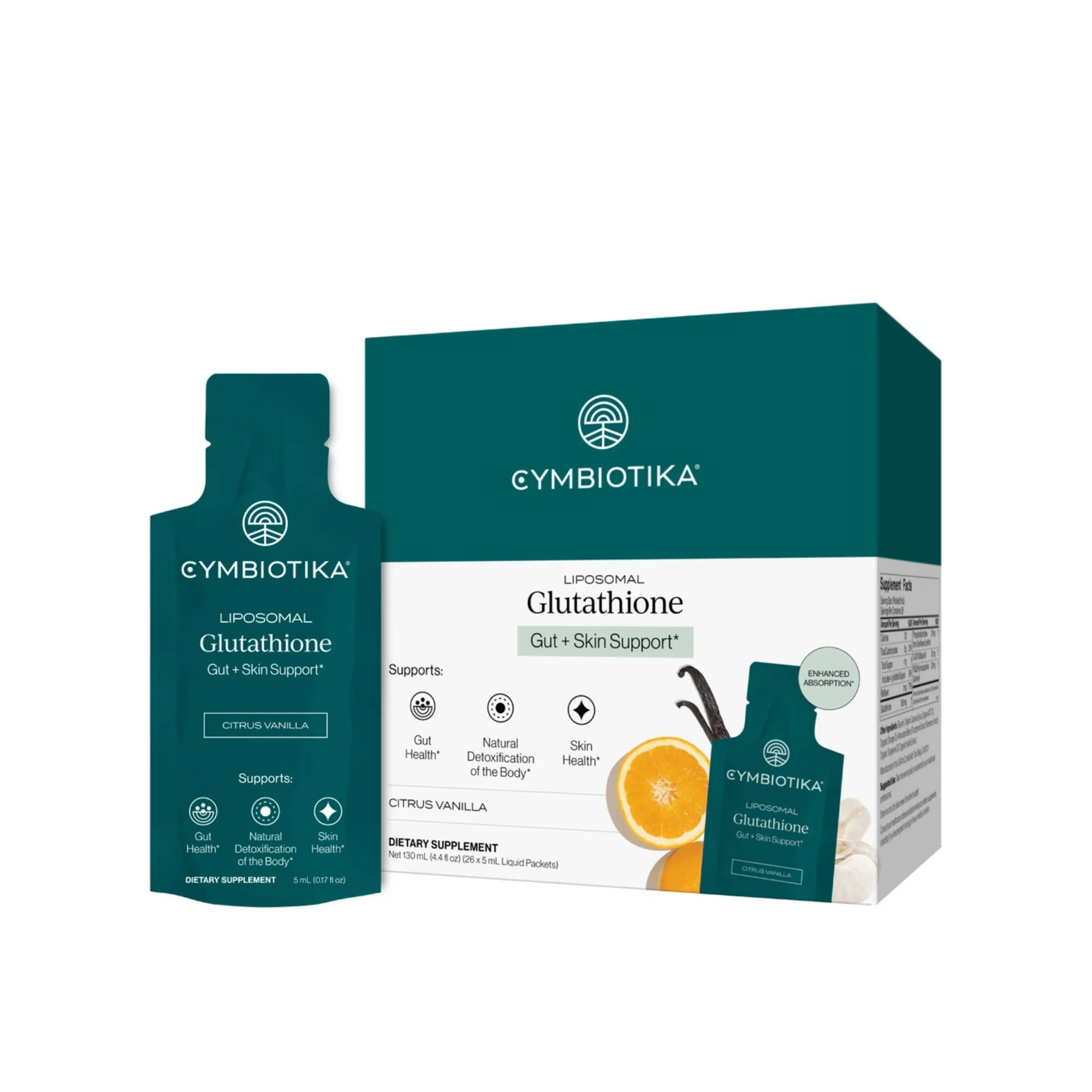 Cymbiotika Liposomal Glutathione Pack (26 count) #10090418 | Smallflower