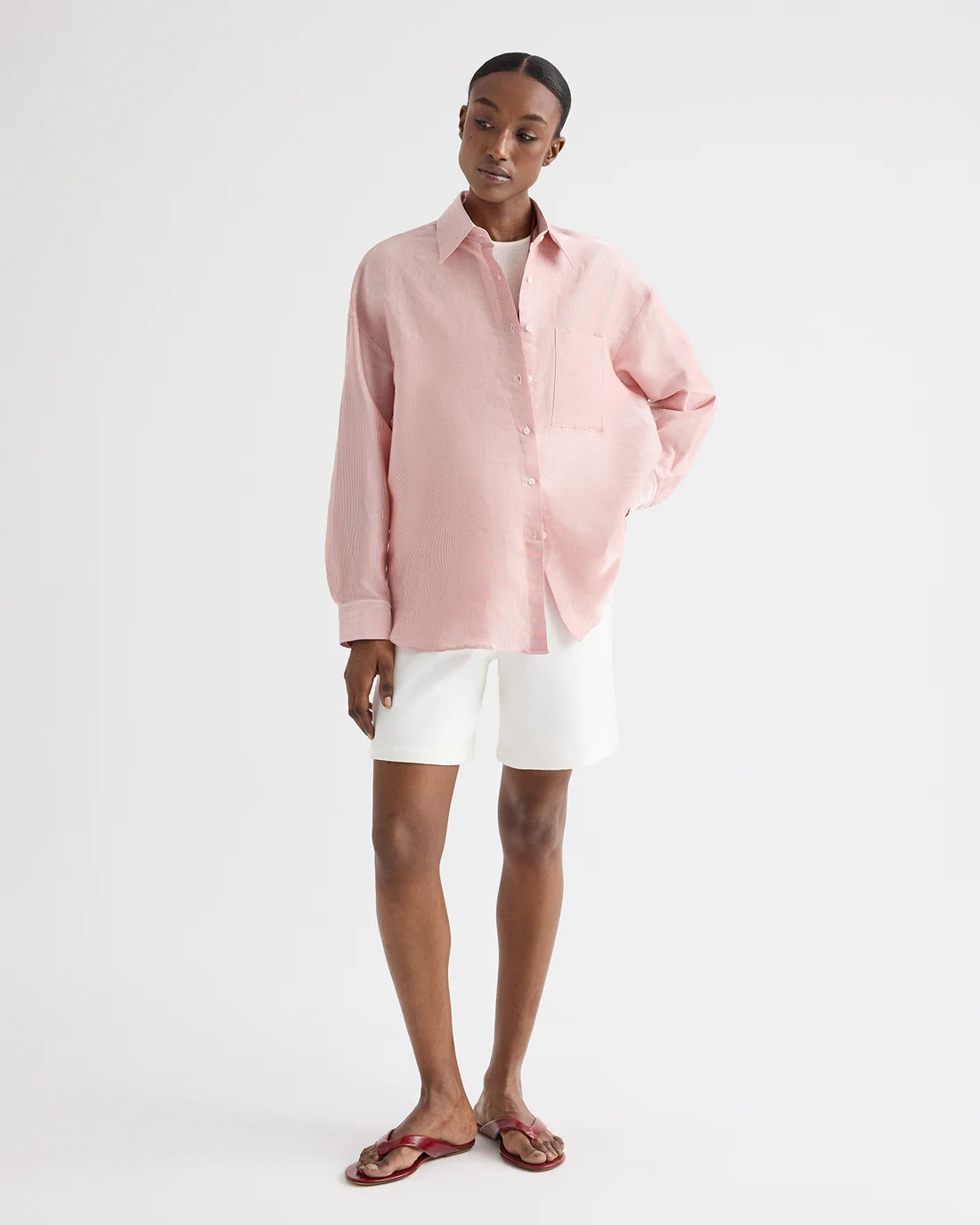 Something Borrowed Shirt in Cotton Stripes | TWP