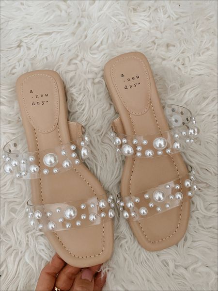 Loving the pearl details in these sandals!! 
Target, target finds, target style, sandals

#LTKunder50 #LTKFind #LTKshoecrush