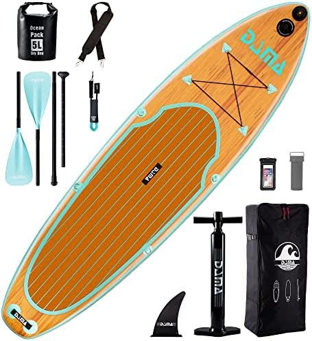 DAMA 9'6"/10'6"/11'Inflatable Stand Up Paddle Board, Yoga Board, Camera Seat, Floating Paddle, Board | Amazon (US)